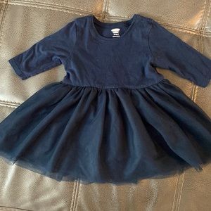 Old Navy baby dress-navy blue